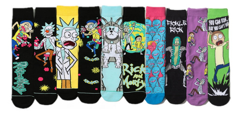 Rick & Morty - Calcetines Casuales, Diez Pares