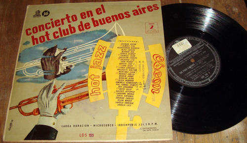 Concierto Hot Club Bs As Lynch Oliva Alberti Lp 10' Kktus