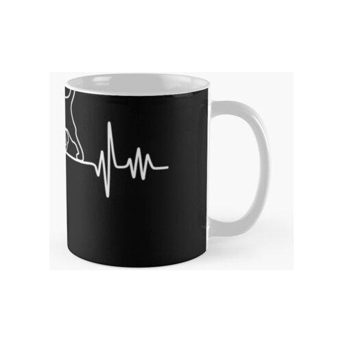 Taza Cat Heartbeat Kitty Pet Kitten Animal Catlover Gato Cam