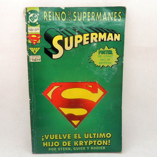 Superman Reino De Los Supermanes #3 Dc Editorial V 6 Madtoyz
