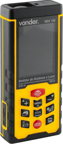 Medidor De Distância A Laser Mdv 100 100 Metros Vonder