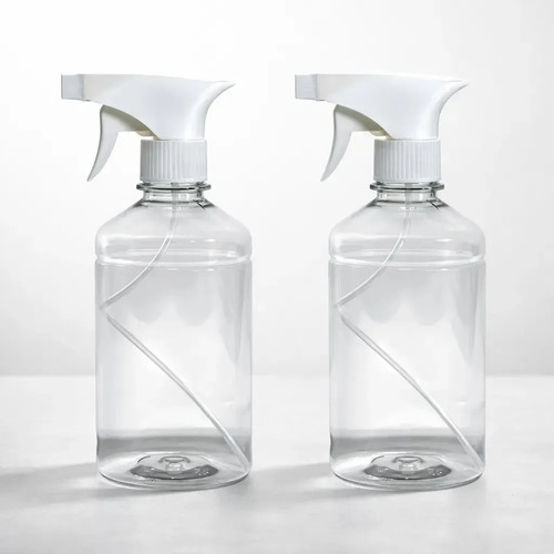 2 Frascos Borrifador Pulverizador 500ml Spray