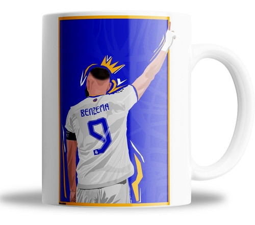 Taza De Cerámica - Karim Benzema -real Madrid