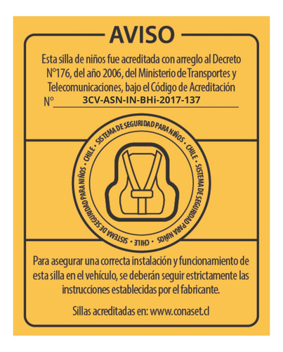 Alzador Go Isofix Black Stone - Letrero Y Set 4 Cucharas