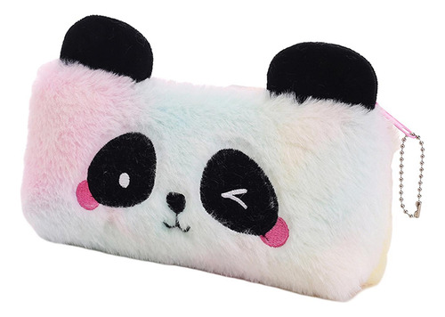 4 Estuche Para Lápices Con Diseño De Panda, Bolsa De Rosa