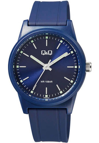 Reloj Hombre Q&q Vr35j032y Color de la correa Azul Color del fondo Azul vr35j032y