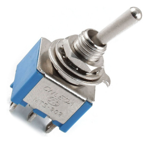 Crystally-ac 3a/250v 6a/125v, 6 Pines, Dpdt/conmutador De 2