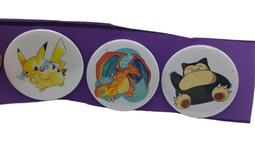 Pack X3 Pins Pines Team Poke Pikachu Snorlax Charizard