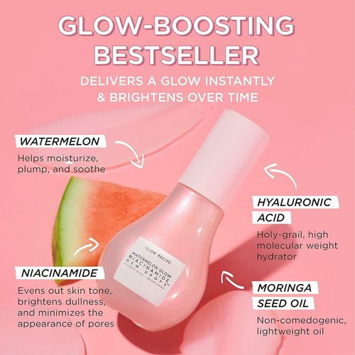 Glow Recipe Dewy Destination Skin Care Set, Watermelon Momento De Aplicación Noche Tipo De Piel Combinada Seca Sensible Normal