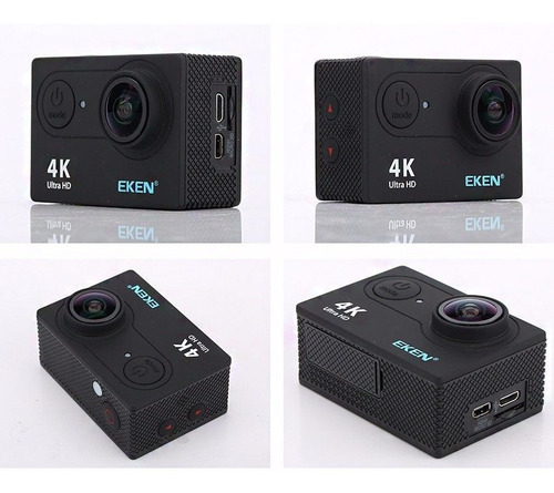 Câmera Eken H9r 4k Filmadora Original Wifi Controle + Bateria + 32gb Esporte Full Hd Prova D´água Capacete Moto Action