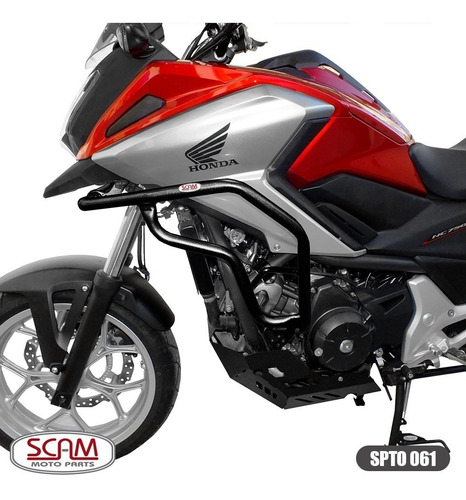 Imagem 2 de 9 de Bagageiro + Afastador Alforge + Protetor Motor Nc 750x Scam