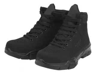  Botas Con Punta De Acero Hightop Transpirable Hombres Zapato