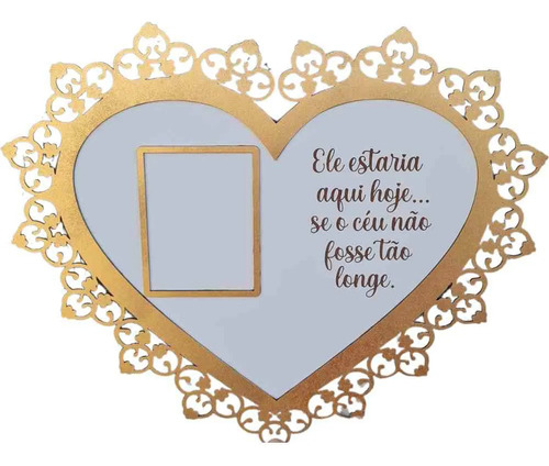 Placa Entrada De Casamento Homenagem Com 1 Fotografia Mdf