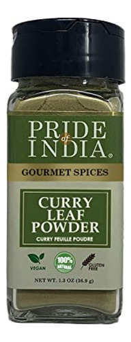 Orgullo De La India  Hoja De Curry Molida  Aroma Fresco/sa