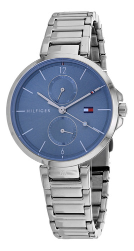 Reloj Tommy Hilfiger 1782126 Para Mujer Esfera Azul De