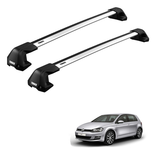 Rack Bagageiro Vw Golf Vll Hatch 13 Diante Evo Edge Thule