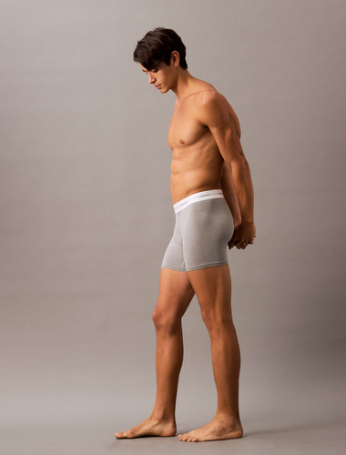 Bóxers Largos Brief Calvin Klein Hombre Multicolor Pack De 3