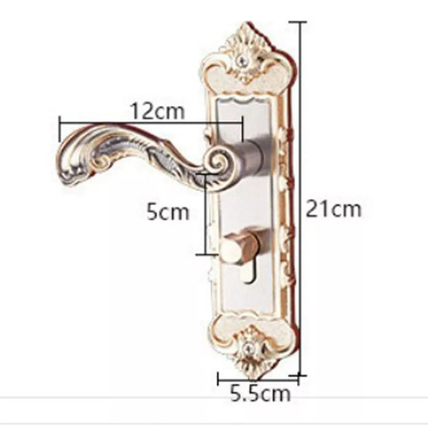 Pestillo De Cerradura De Puerta Interior Vintage Europeo