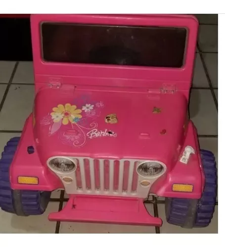 Ruedas eléctricas Jeep Rosa Barbie