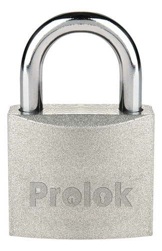 Candado Acero Corto 50mm Caja Prolok Gris