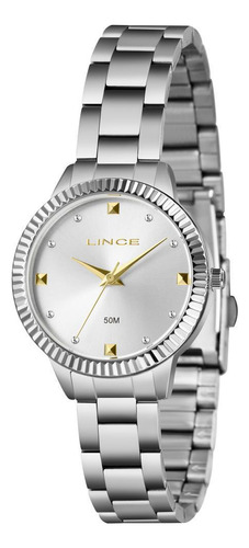 Relógio Lince Feminino Ref: Lrm4814l34 S1sx Fashion Prateado