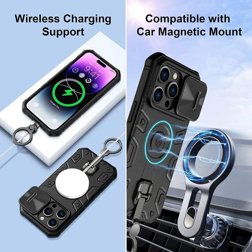 Carcasa Nillkin Camshield Armor Para iPhone 14 / Pro / Max