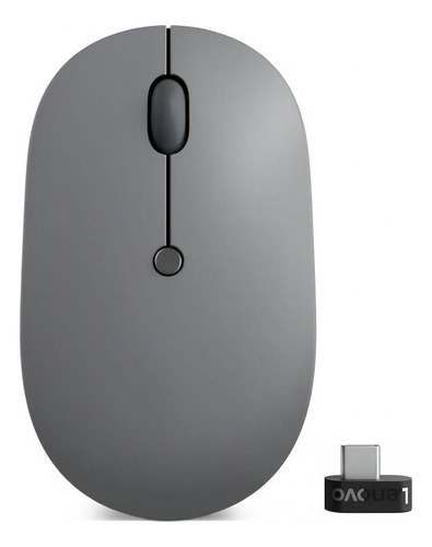Mouse Lenovo Go Usb-c Wireless 2400dpi Batería - 4y51c21216 Color Gris