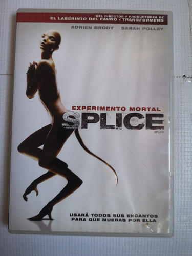 Splice Experimento Mortal Película Dvd Original 