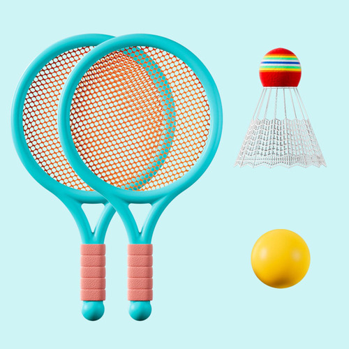 Kit De Tenis Infantil Para Jugar Al Aire Libre, Azul