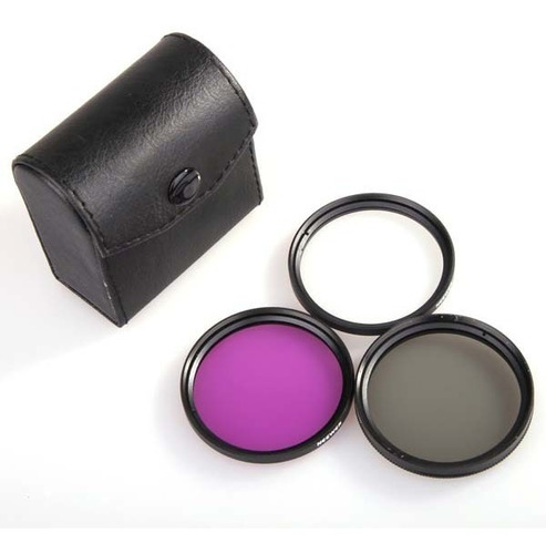 Kit De Filtros 52mm Digital Uv Fld Cpl En Stock Canon Nikon