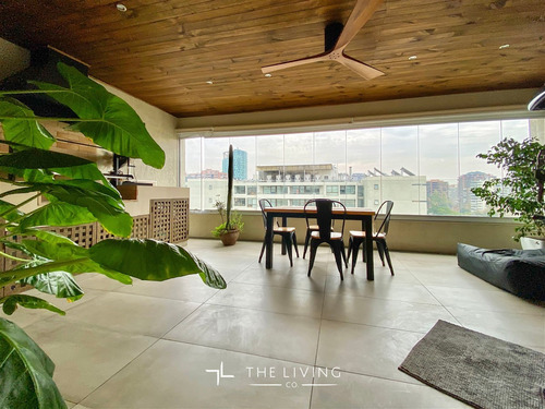 Duplex Amoblado En Arriendo De 2d. En Las Condes