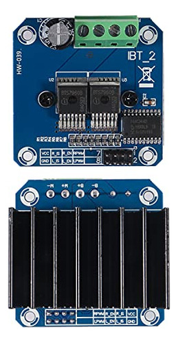 Módulo Controlador De Motor Paso A Paso Bts7960 Dc De 5 Piez