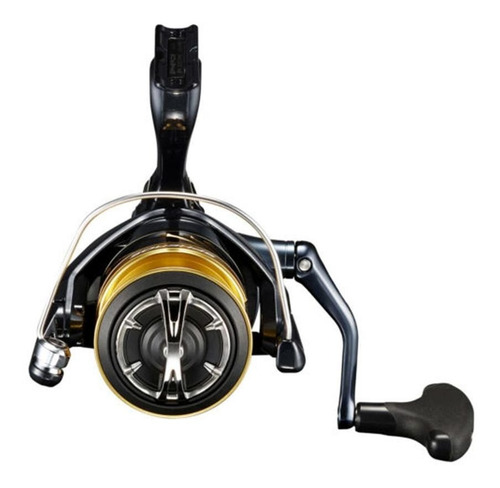 Molinete Shimano Spheros Sw 4000 Xg 4 Rol 6. 2:1 de 11 kg, color negro y dorado, lado de la manivela derecha/izquierda