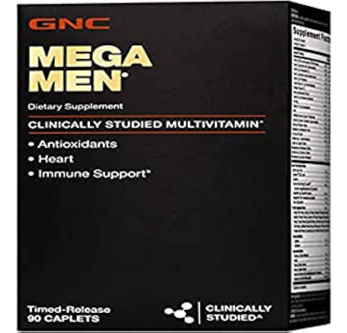 Multivitamina Gnc Mega Men | Antioxidantes, Salud Cardiaca Y