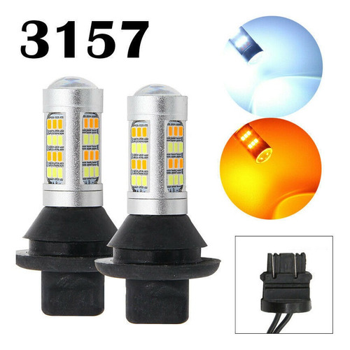 Luz Led Direccional Drl 3157 3156 Blanca Y Ámbar