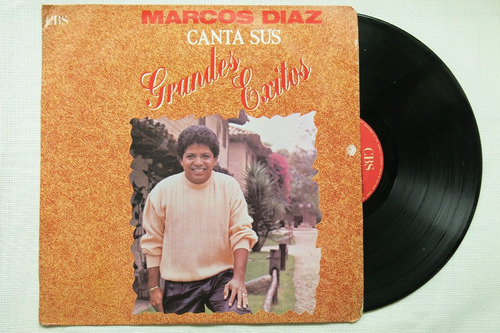 Vinyl Vinilo Lp Acetato Marcos Diaz Grandes Exitos Vallenato