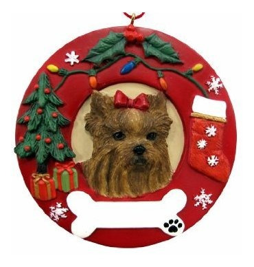 Eys Mascotas Yorkie Yorkshire Terrier Personalizado Adorno D