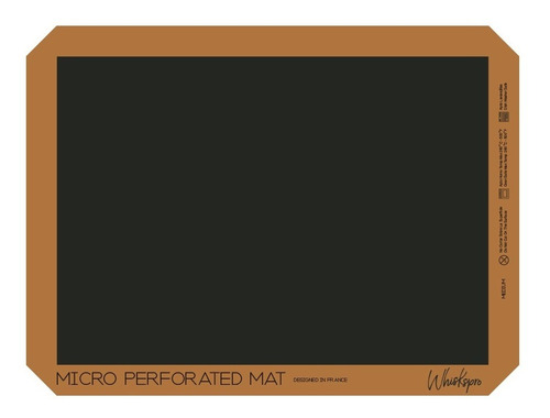 Plancha De Silicona Whiskspro 40 X 30 Microperforada Black