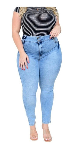 Calça Jeans Feminina Plus Size C/ Lycra C/ Nota Fiscal 2021