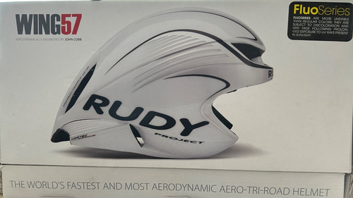 Rudy Project Casco Triatlón Wing57 Talla L Con Mica Nueva (Usado)