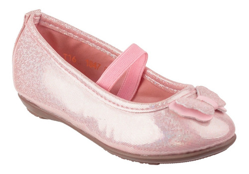 Zapato Bal Moda Solange Para Niña Glitter Charol C-12146