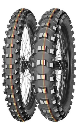 Caucho Mitas 80/100-21 51m Terra Force Mx Sm (raya Roj/ama)