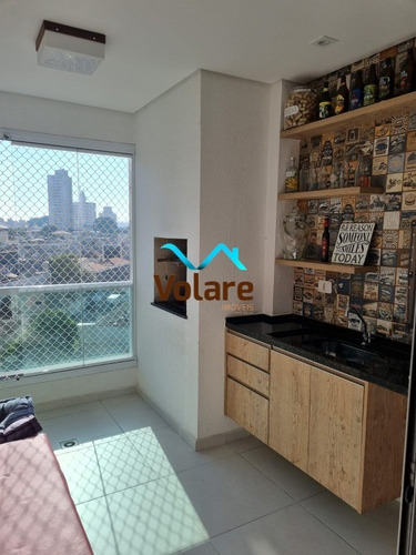 Imagem 5 de 28 de Apartamento Rico Em Armários Panejados Em Todos Os Ambientes Com 2 Vagas De Garagem E Sacada Gourmet! - 2885 - 70431832