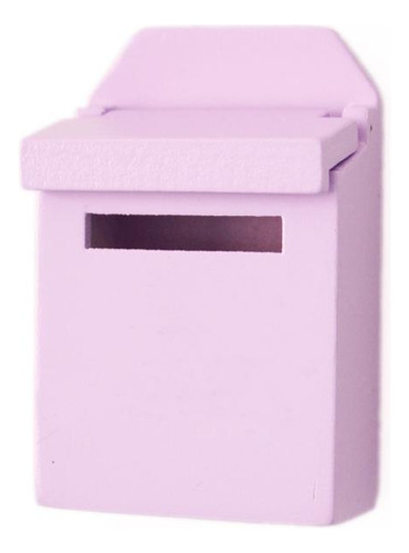 Dollhouse Mailbox Mini Buzón De Mini Box Dollhouse Púrpura
