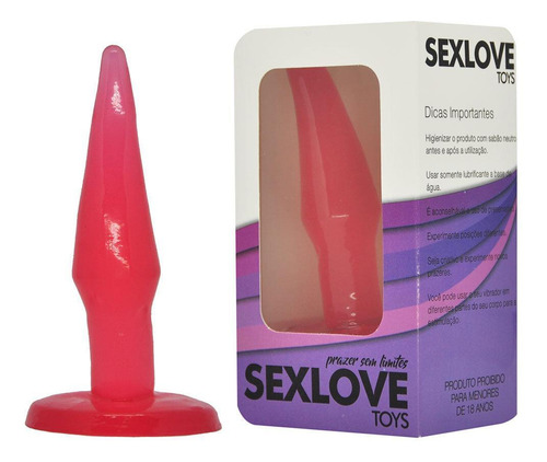 Plug Anal Beginners Vermelho 13 Cm X 2 Cm