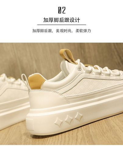 Zapatos Tenis Hombre Tenis De Caballero Tenis Blancos Cómodo