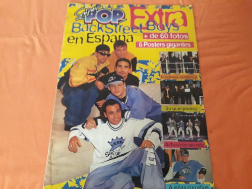 Super Pop Extra Backstreet Boys En España 6 Posters Gigantes