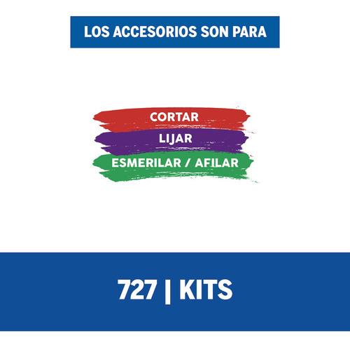 Kit De Lijado Dremel 31 Accesorios Para Madera - 727