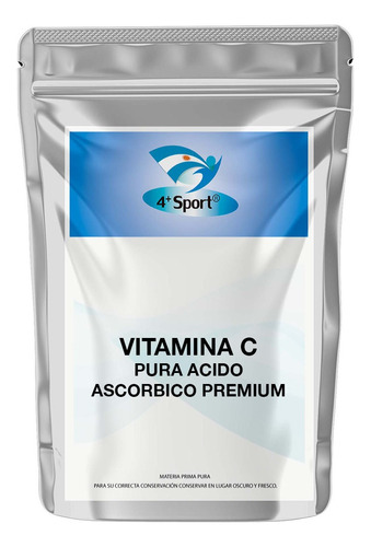 Acido Ascorbico Vitamina C Pura 100 Grs Usp Max Pureza 4+
