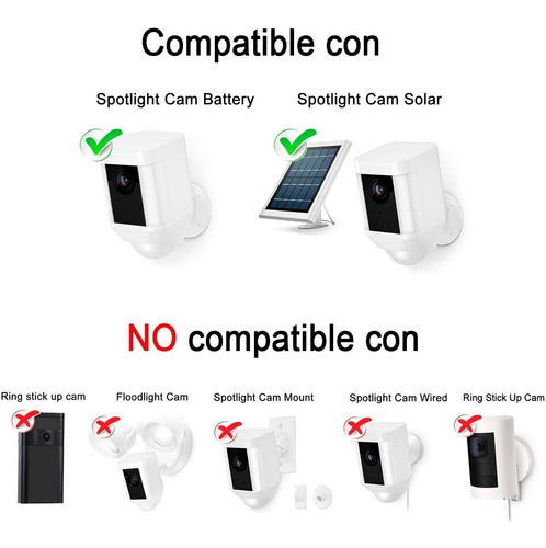 Cable Para Carga Ring Spotlight Battery 6 Metros